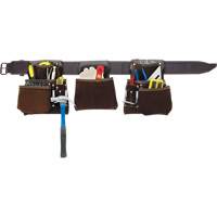 Deluxe Contactor's Tool Belt, Leather, Tan NRZ Safety Inc.