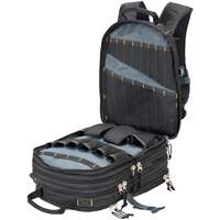 75-Pocket Tool Backpacks, 13" L x 17-1/2" W, Black, Nylon NRZ Safety Inc.