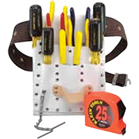 ENS OUTILS ELECTRICIEN A/POCHETTE CEINTURE, Cuir, Blanc NRZ Safety Inc.