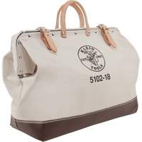 Sac &agrave; outils robuste de 18", Toile, 1 pochettes, Beige NRZ Safety Inc.