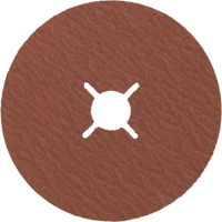 Disque en fibre, C&eacute;ramique, 80, 4-1/2" Dia x 7/8" Arbre NRZ Safety Inc.