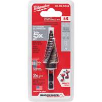 Foret &eacute;tag&eacute; #4 Shockwave Impact Duty, 3/16" - 7/8", Incr&eacute;ments de 1/16", Titane NRZ Safety Inc.