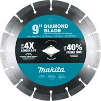 Lame diamant &agrave; bordure segment&eacute;e NRZ Safety Inc.
