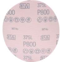 Hookit 375L Film Disc, 6" Dia., P800 Grit, Aluminum Oxide NRZ Safety Inc.