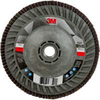 Disque &agrave; lamelles &agrave; changement rapide 769F, 5" x 5/8"-11, Type 27, Grain 120+, C&eacute;ramique NRZ Safety Inc.