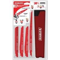 Nail-Embedded Wood & Metal Demo Reciprocating Saw Blade Set NRZ Safety Inc.