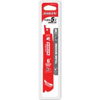 Medium Metal Reciprocating Saw Blade, Bi-Metal, 14-18 TPI, 6" L x 1" W NRZ Safety Inc.
