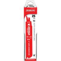 Reciprocating Blade for Auto Dismantling, Bi-Metal, 14-18 TPI, 6" L x 1" W NRZ Safety Inc.