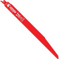 Reciprocating Blade for Thick Metal/Demolition, Bi-Metal, 8-10 TPI, 12" L NRZ Safety Inc.