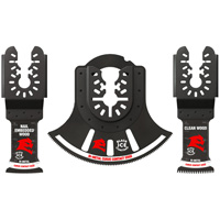 3-Piece Universal Fit Bi-Metal Oscillating Blade Set NRZ Safety Inc.