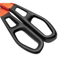 Cisaille d'&eacute;tain en aluminium dentel&eacute; de 13" avec poign&eacute;e tremp&eacute;e, Longueur de coupe de 3", Coupe Droit NRZ Safety Inc.