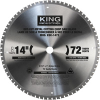 Chop Saw Blade, 14", 72 Teeth, Metal Use NRZ Safety Inc.