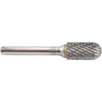 Cylinder Shape Radius End Carbide Shipyard Bur, SC-5, 1/2" Dia., 1" Depth of Cut NRZ Safety Inc.