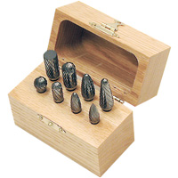 Jeu de fraises au carbure CBK-8 dans un coffret en bois, 8 morcea NRZ Safety Inc.