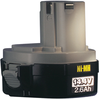 Bloc-piles de style nacelle, Ni-MH, 14,4 V, 2,6 A NRZ Safety Inc.