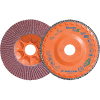 Enduro-Flex Stainless Flap Disc, 5" x 5", Type 27, 40 Grit, Zirconia Alumina NRZ Safety Inc.