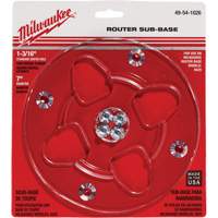 Embase transparente avec un diam&egrave;tre de 7" et un orifice central de 1-3/16" NRZ Safety Inc.