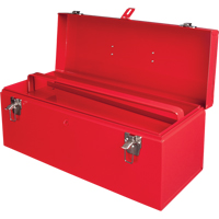 ATB100 Portable Tool Box with Metal Tool Tray, 8-3/4" D x 21" W x 9" H, Red NRZ Safety Inc.
