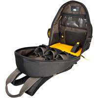 Techgear 53-Pocket Tool Backpack, 16" L x 13-1/4" W, Black, Polyester NRZ Safety Inc.