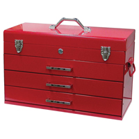 Tool Box, 9-3/5" D x 21-3/10" W x 14-1/2" H, Red NRZ Safety Inc.