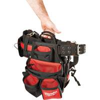 Contractor Work Belt With  Suspension Rig, Nylon, Black NRZ Safety Inc.