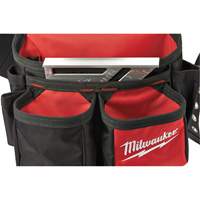 Contractor Work Belt With  Suspension Rig, Nylon, Black NRZ Safety Inc.