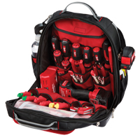 Ultimate Jobsite Backpack, 20" L x 17" W, Black, Ballistic NRZ Safety Inc.