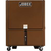 Field Office Jobsite Box, 33" W x 63" D x 80" H, Steel, Red NRZ Safety Inc.