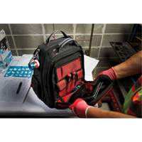 Packout Backpack, 15-3/4" L x 11-4/5" W, Black/Red, Ballistic NRZ Safety Inc.
