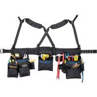 Carpenter's Tool Belt, Polyester, Black NRZ Safety Inc.