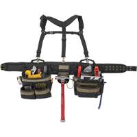 Deluxe Tool Belt, Polyester, Black NRZ Safety Inc.