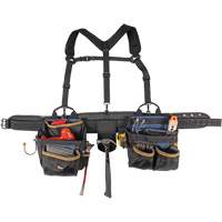 Deluxe Tool Belt, Polyester, Black NRZ Safety Inc.