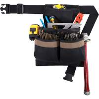 Small Deluxe Tool Belt, Polyester, Black NRZ Safety Inc.