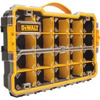 Organisateur avec compartiments PRO, 11" la x 17-5/8" p x 2-7/8" h, Noir/Jaune NRZ Safety Inc.