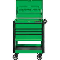 EX Deluxe Series Tool Cart, 4 Drawers, 22-7/8" L x 33" W x 44-1/4" H, Green NRZ Safety Inc.