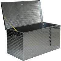 Aluminum Treadplate Portable Tool Box, 25-1/16" D x 49-1/4" W x 24" H, Silver NRZ Safety Inc.