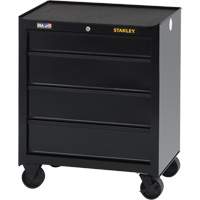 100 Series Rolling Tool Chest, 4 Drawers, 26-1/2" W x 18" D x 32" H, Black NRZ Safety Inc.