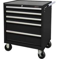 Chariot &agrave; outils industriel, 5 tiroirs, 27" la x 18-3/4" p x 31-1/2" h, Noir NRZ Safety Inc.