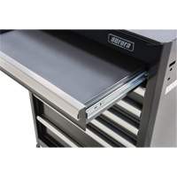 Industrial Tool Cart, 7 Drawers, 27" W x 18-3/4" D x 39" H, Black NRZ Safety Inc.