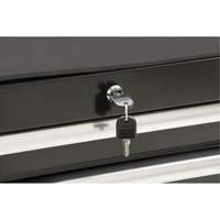 Industrial Tool Cart, 7 Drawers, 27" W x 18-3/4" D x 39" H, Black NRZ Safety Inc.