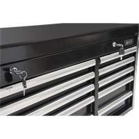 Industrial Tool Chest, 41" W, 10 Drawers, Black NRZ Safety Inc.