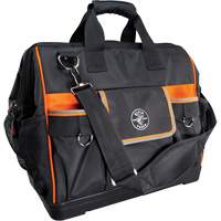 Sac &agrave; outils avec grande ouverture Tradesman Pro, Nylon balistique, 42 pochettes, Noir NRZ Safety Inc.