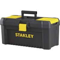 Essential&reg; Tool Box with Tray, 16" W x 8" D x 7-3/10" H, Black/Yellow NRZ Safety Inc.