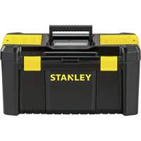 Essential&reg; Tool Box with Tray, 19" W x 9-7/8" D x 9-3/4" H, Black/Yellow NRZ Safety Inc.