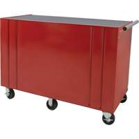 Chariot &agrave; outils industriel, 12 tiroirs, 56" la x 24-1/2" p x 38-1/8" h, Rouge NRZ Safety Inc.