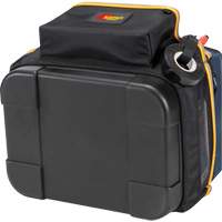 Molded Base Electrical/HVAC Tool Carrier, Ballistic Polyester, 20 Pockets, Black/Blue NRZ Safety Inc.