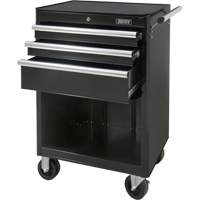 Industrial Tool Cart, 3 Drawers, 29-4/5" W x 21-1/5" D x 38-4/5" H, Black NRZ Safety Inc.