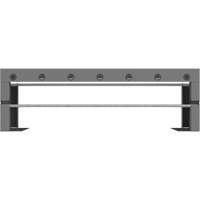 Support de bobine de fil pour bacs & tiroirs, 2 Tiges, 33-3/4" la x 9-5/16" p x 10-5/8" h NRZ Safety Inc.