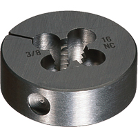 Matrices rondes ajustables, fini brillant, Filet de 9/16"-18, Acier rapide NRZ Safety Inc.