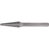 Solid Carbide Burrs - Taper Shape Radius End 14° NRZ Safety Inc.